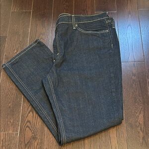 Levi's Indigo Denim Jeans with Yellow Stitching